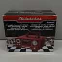 Studebaker SB2135RS Portable Stereo CD Player with AM/FM Radio and Cassette Player/Recorder in Red and Silver