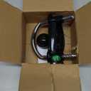 LCGP Black Trailer Hitch Lock with Combination Lock, Fits 1-7/8,2 and 2-5/16 Inch Couplers,Adjustable Storage Security, Heavy-Duty Steel