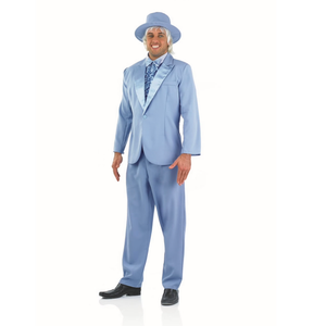 fun shack Tuxedo Costume for Men  Orange or Blue Suit Mens  Funny 90s Movie Character, Halloween Costumes for Men (Medium)