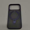 TORRAS Ostand for iPhone 17 Pro Case Magnetic, Fit for MagSafe, 4X Military Drop Protection, Camera Control, Slim Phone Case for iPhone 17 Pro with Kickstand, Translucent Matte Cover 6.3", Deep Blue