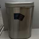 Ninestars DZT-70-R3 Motion Sensor Trash Can, Extra Large, Silver