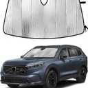 EcoNour Accordion Foldable Windshield Sun Shade Fit for Honda CR-V 2023-2024 2025 2026 Sunshade, Front Car Window Shades Sun Visor, Blocks UV Rays & Heat, Car Accessories