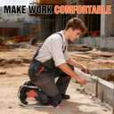 Knee Seat for Work, Kneeler Seat for Gardening Farm Work,Kneeling Pad with Detachable Seat, Ergonomic Kneeler & Kneeling Seat for Construction,Tiling Flooring, Cleaning, Knee and Ankle Support
