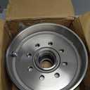 12"x 2" Trailer Brake Drum Kit 8 on 6.5" Replacement for 7000LBS Axle Hub Heavy Duty 8 Bolt Trailer Brake Hub Drum Assembly with 1/2"-20 Stud 25580, 14125A Drums 008-219-04-22004K