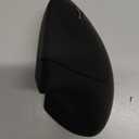 Ergonomic Wireless Rechargeable Mouse, Bluetooth+USB A+Type C(3 in 1) Connection, 5 Levels Up to 4800 DPI, 6 Silent Buttons, 2.4GHz Carpal Tunnel Vertical Mice, for Laptop, Desktop,MacBook-black