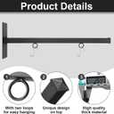 24" Stylish Clean Simple Design Hanging Sign Bracket Mounting Arms Sign Hanger for Home Office Classroom