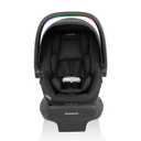Evenflo LiteMax NXT Rear-Facing Lightweight Preemie and Infant Car Seat 3-30lbs with SensorySoothe. Easy Install with Base (Jasper Black) MFG Date 04/28/2025 