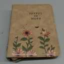 Bible Cover Case, Premium, Leather Carrying Case with Handle&Zippered Pocket for Standard Size and Bible Accessories, Large Bible Bag, Ideal Gift for Women Men Lady Girls (Brown)