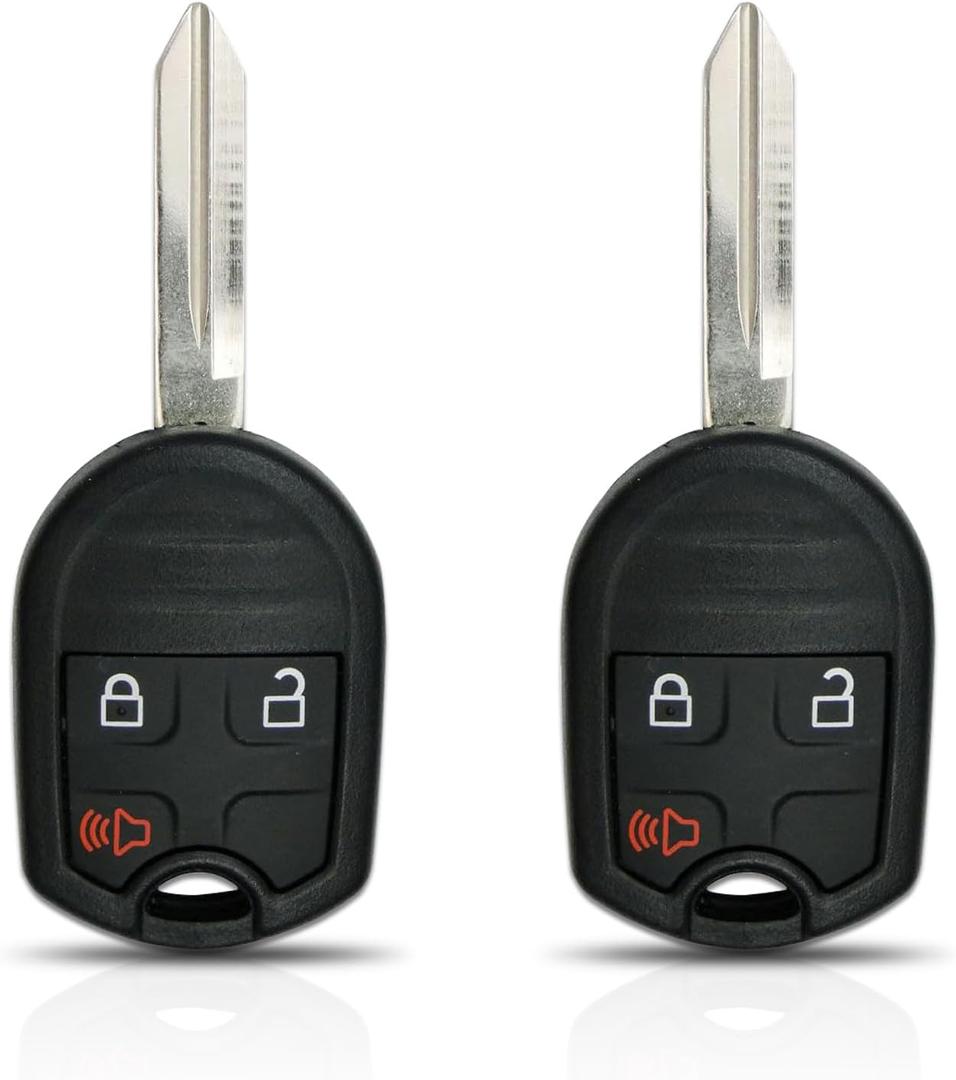 Key Fob Replacement Fits for 2004-2014 Ford F150 F250 F350/ 05-12 Escape/ 03-16 Expedition/ 01-15 Explorer/ 06-12 Fusion/ 01-11 Ranger Keyless Entry Remote Control CWTWB1U793, 2Pcs