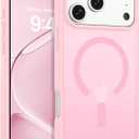 BENTOBEN Magnetic for iPhone 17 Pro Max Case 6.9" 2025, [Compatible with Magsafe] Cute Slim Frosted Matte Military Shockproof Protective Bumper Girl Men Phone Cover for iPhone 17 ProMax, Light Pink