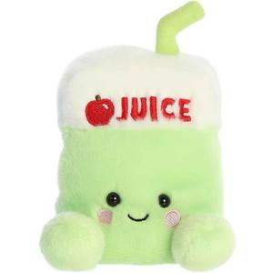 Aurora Adorable Palm Pals Sippy Apple Juice Stuffed Animal - Fun Collectible Plush for Kids and Adult Collectors - Perfect for Decorating Rooms and Birthday Gifts - Green 5 Inches