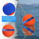 Mooring Buoy Boat Mooring Ball Float 12/15/18 Inch Illuminated Buoy, 18inch-Orange