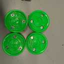 Green Biscuit Passer - 2 Pack | Off-Ice Stickhandling & Passing Puck | The is Great for Street Hockey