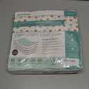 Organic Incontinence Pads for Kids & Toddlers - 5 Layer Waterproof Protectors for Overnight Bed Wetting - Reusable & Washable Pee Pads - Fits Twin to Full Size Beds - 34" x 52" Tiger Bear Fox