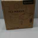 EUHOMY Smart Ice Makers Countertop -26lbs in 24 Hours, 9 Cubes Ready in 8Mins, Self-Cleaning Countertop Ice Maker, Portable Ice Maker with Ice Scoop and Basket, Perfect for Home/Kitchen/Office(Sliver