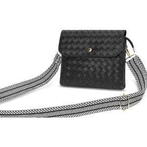 Women’s Small Crossbody Bag – Dual-Layer Phone Wallet Purse, Shoulder Bag for Travel, Black