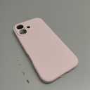 Vooii Magnetic for iPhone 17 Case, Compatible with Magsafe (Premium Liquid Silicone) (Integrated Camera Control Button) Full Body Protective Anti-Scratch Microfiber Lining 6.3", Chalk Pink