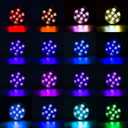 Submersible LED Pool Lights with Remote - 4 Pack Underwater Color Changing Pool Lights for Above Ground Pools, 16 RGB Colors Battery Operated Waterproof LED Lights for Pond, Hot Tub, Party Decoration