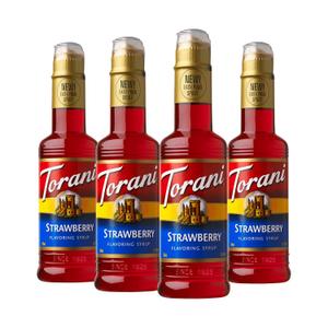 Torani Syrup, Strawberry, 12.7 Ounce, 4 Count (EXP 01/29/28)