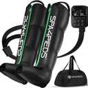 Air Compression Leg Massager, Cordless Air Compression Boots for Circulation and Pain Relief, Foot Calf and Thigh Massager, Fast Recovery Therapy for Athletes, Gifts for Mom