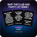 Charge It 2 The Game Drinking Cards 90-Card Adult Party Game for Bachelorette Parties, 21st Birthdays, and Game Night Fun