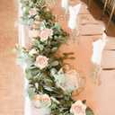 IPOPU Fake Roses,2 Bouquets 10PCS Real Touch Roses Artificial Flowers Faux Roses with Stems for Wedding Party Home Table Centerpieces Decoration(Pink Edge)