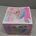 Hover Soccer Ball for Kids Indoor Toys for Girls Age 6, 7, 8, 9, 10, 11, 12 Year Old, Girl Birthday Gifts Unicorn Toys, Rechargeable Air Floating Soccer Toy with LED Lights Foam Bumper