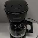 BLACK+DECKER 12-Cup Coffee Maker with Easy On/Off Switch, Easy Pour, Non-Drip Carafe with Removable Filter Basket, Vortex Technology, Black