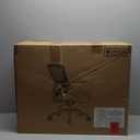 Big and Tall Office Chair 400lbs, Heavy Duty Ergonomic Computer Desk Chair, Leather Office Task Chair for Heavy People with Wide 3D Modeling Foam Seat, Adjustable Lumbar Support and Arms