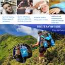 2 x YQXCC 4 Pack Cooling Towels | 40"x12" | Ice Cool for Neck | Microfiber Soft Breathable Chilly | for Yoga, Golf, Gym, Camping, Running, Workout & More Activities