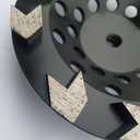 7 inch Diamond Grinding Cup Wheel Grit 30/35 Arrow Segment for Concrete Epoxy Glue Mastic Paint and Coating Removal 5/8-11 Thread