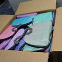 Patelai 48 Pcs 17" Backpacks in Bulk for Kids Wholesale Back Pack Lightweight Bookbags for Boys Girls School Outdoor Travel(Blurred Color), Gradient Color