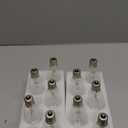 10 Pack Edison Replacement Light Bulbs,7-Watt E17 Screw Base ST40 Replacement Clear Glass Light Bulbs for Outdoor String Lights, Warm White