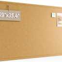 Fluxynara Large Felt Bulletin Board,59" x 35.4", Mustard Yellow