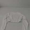 Women's Sexy Long Sleeve Crop Tops 2025 - Basic Crew Neck Slim Fitted Fall Cropped Shirts S/M