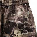 Men's Camo Drawstring Waist Cargo Pants Allover Print Long Trousers Streetwear with Pockets (Large, Yellow)