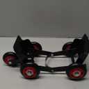 PRETYZOOM Heavy Duty Motorcycle Tire Dolly with 5 Wheels Portable Emergency Tire Roller for Motorcycles Bicycles and Tricycles and Moving Tool 