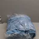 SUBRTEX 7 Pieces Stretch Sofa Slipcover,Couch Cover for 3 Cushion Washable Sofa Cover with Individual Backrest Cushion Covers for Living Room(Large,Steel Blue)