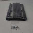 Mavivegue 18-33 Expandable Shoe Rack for Closet, 3-Tier Shoe Organizer, Adjustable Shoe Rack for Front Door Entrance, Entryway (Black)