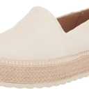 Dr. Scholl's Shoes Women's Sunray Espadrilles Loafer (9)  White Canvas