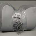 Cervical Neck Pillow for Pain Relief - Ergonomic Side Sleeper for Sleeping, Cooling Memory Foam Pillows for Neck Support, Contour Orthopedic Bed Pillow for Back Stomach Sleepers (White)