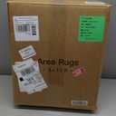 Washable 2x3 Entryway Rug, Boho Non-Slip Door Mat Vintage Distress Small Rugs for Kitchen Nursery Office Bedroom, 0.3" Neutral Oriental Throw Carpet with Cushioning Pad, Brown/White/Multi