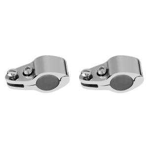 Bimini Top Jaw Slide, 2 Pack 1 Inch 316 Stainless Steel Jaw Slide Marine Hardware Fitting Replacement for Marine Boat Yacht Bimini Top Jaw Slide Hinged Accessories, Silver