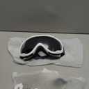 ZIONOR Lagopus B1 Ski Goggles OTG Anti fog Snow Goggles UV Protection Snowboard Goggles for Men Women Adult Youth (One Size, A0-vlt 10.5% White Frame Silver Lens)