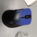 RAPIQUE Bluetooth Wireless Mouse - Dual Bluetooth & 2.4 GHz USB Receiver, Comfortable Grip, Quiet Clicks, Low Power - Multi-Device Compatibility for Laptop, MacBook, Computer, ipad(Gradient Blue)
