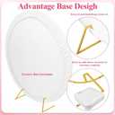 Wokceer Round Backdrop Stand 6FT Circle Balloon Arch Frame Circle Backdrop Stand Gold Round Arch for Wedding Birthday Party Bridal Shower Anniversary Event Ceremony Decoration