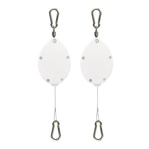 Amazon.com: Lythor Retractable Plant Hanger, Plant Hook Pulley with Stainless Steel Rope Reaching to a Length of 63 Inches and Carrying 44 Pounds, Easy for Hanging, Plant Watering or Bird Feeding (2, White) : Patio, Lawn & Garden