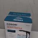 Cosori Electric Kettle, No Plastic Filter & Spout, 1.8Qt Tea Kettle & Hot Water Boiler For Coffee & Tea, Water Heater & Teapot, Automatic Shut Off, Borosilicate glass, Black, 1500W