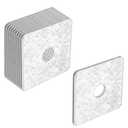 GBGS 10 Pcs 5/8"(ID) x1/8"x3"x3"Square Plate Washers,Hot-Dipped Galvanized Flat Washer