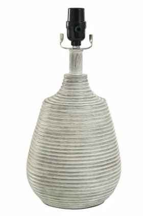 Style Craft Mix & Match Lamp Base Medium size, Grey